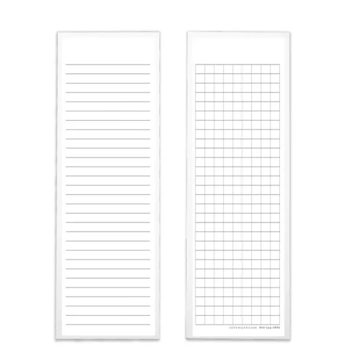 Levenger 100 Bookmark Cards, Ruled/Grid Clearance