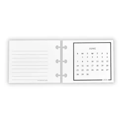 Levenger 2026 Circa Mini Calendar Discbound Inserts (set of 12) Hot