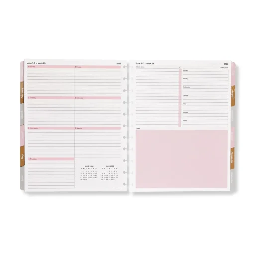 Levenger 2026 Circa Modern smartPlanner Weekly Agenda Refill Clearance