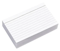Levenger 100 Horizontal Ruled 3 x 5 Cards Best