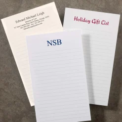 Levenger 250 Personalized 3 x 5 Cards, Vertical Ruled New