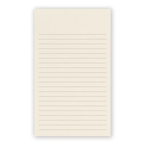 Levenger 250 Personalized 3 x 5 Cards, Vertical Ruled New