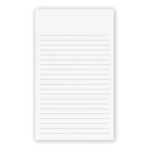 Levenger 250 Personalized 3 x 5 Cards, Vertical Ruled New