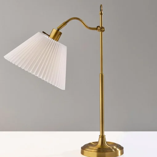 Levenger Amherst Table Lamp Antique Brass