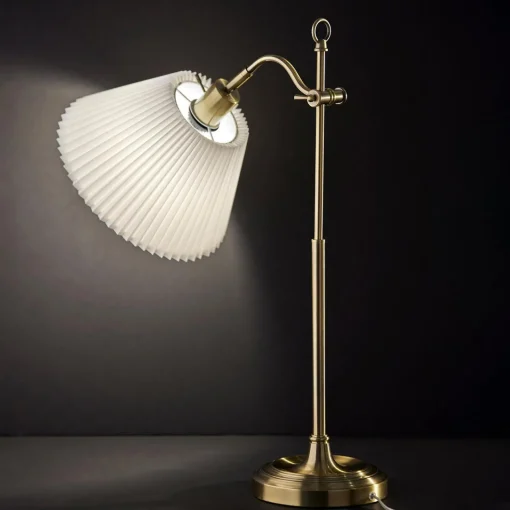Levenger Amherst Table Lamp Antique Brass