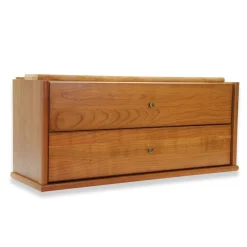 Levenger Barrister Bookcase Double Drawer Section Best