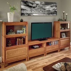 Levenger Barrister Bookcase Double Drawer Section Best