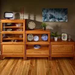 Levenger Barrister Bookcase Double Drawer Section Best