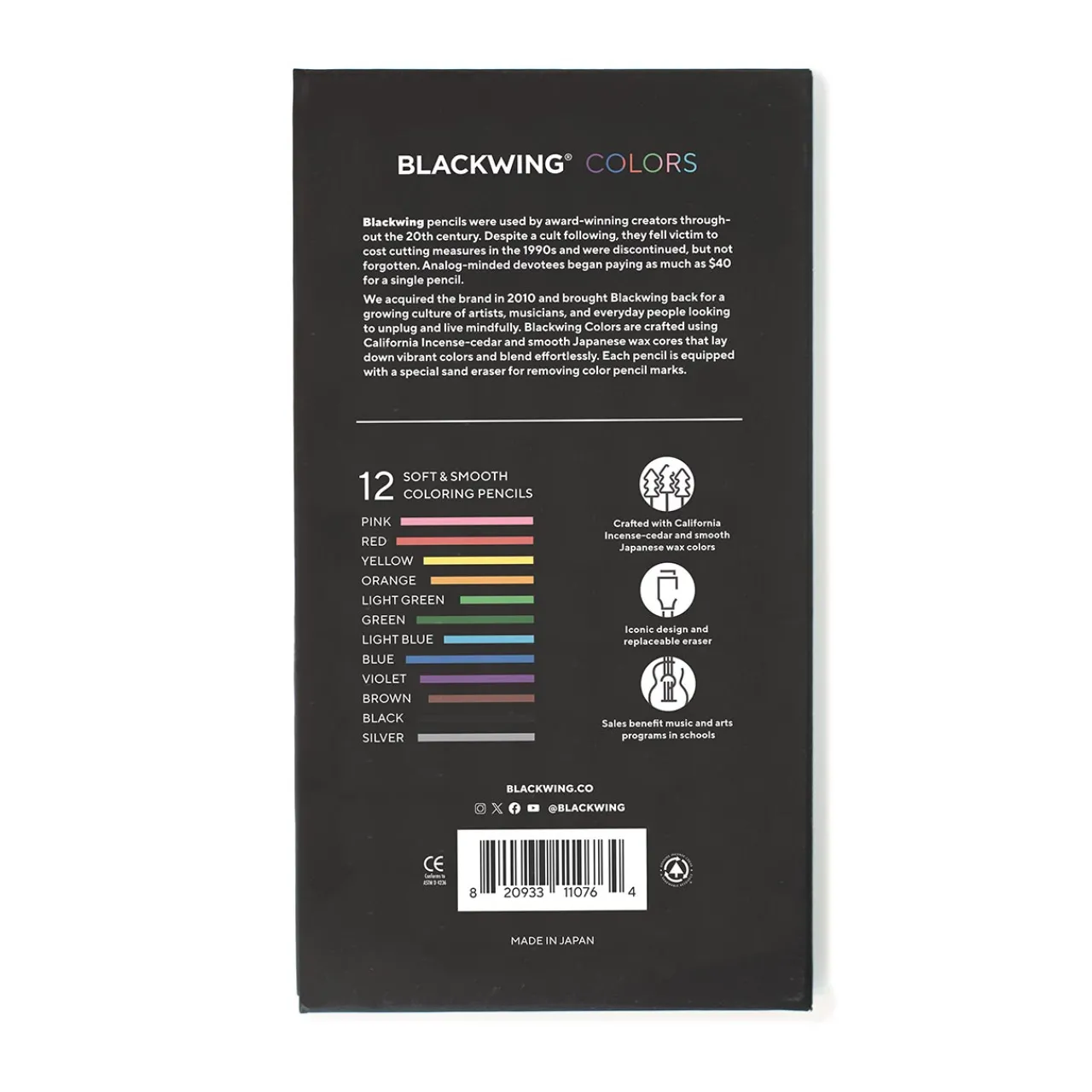 Levenger Blackwing Colors Pencils (set of 12) Sale