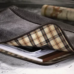 Levenger Bomber Jacket Briefolio Mocha
