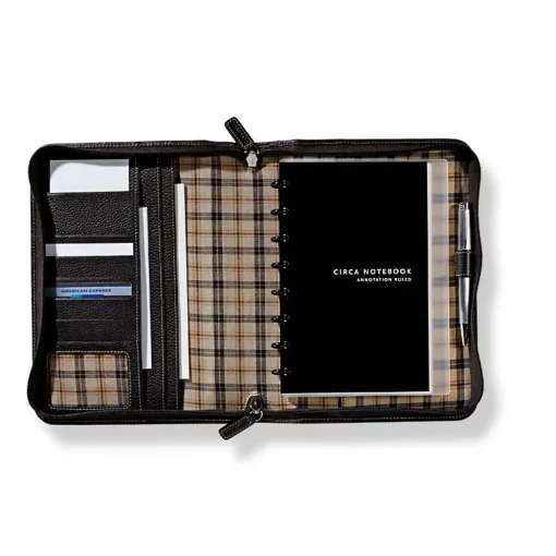 Levenger Bomber Jacket Circa Zip Pro Folio Clearance