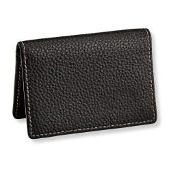 Levenger Bomber Jacket Essential Card Wallet Mocha Outlet