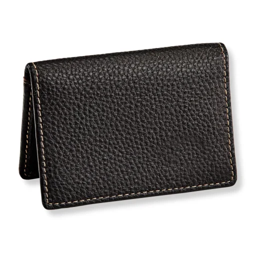 Levenger Bomber Jacket Essential Card Wallet Mocha Outlet