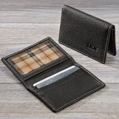 Levenger Bomber Jacket Essential Card Wallet Mocha Outlet