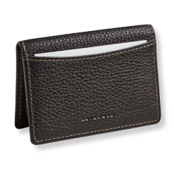 Levenger Bomber Jacket Essential Card Wallet Mocha Outlet