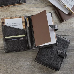 Levenger Bomber Jacket True Notes Folio Mocha Hot
