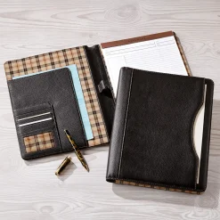 Levenger Bomber Jacket Tuckaway Folio Mocha Discount
