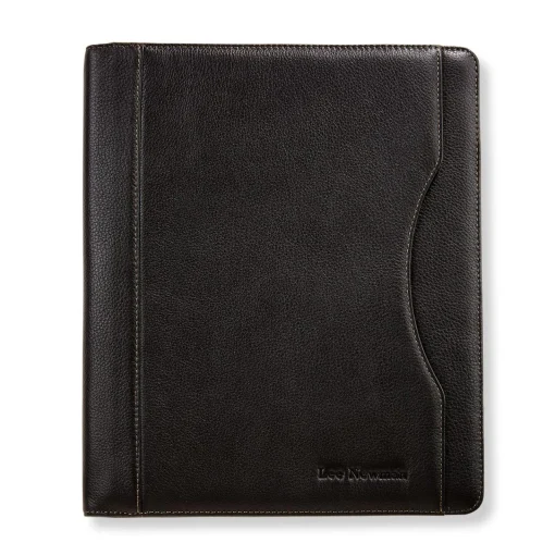 Levenger Bomber Jacket Tuckaway Folio Mocha Discount