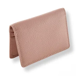 Levenger Carrie Essential Card Wallet Blush New