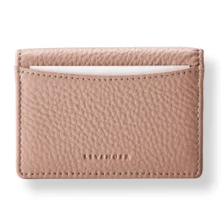 Levenger Carrie Essential Card Wallet Blush New