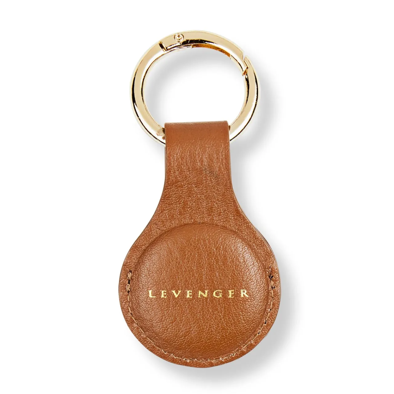 Levenger Carrie Leather Smart Tag Key Fob