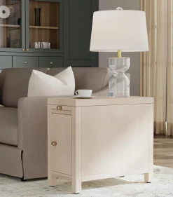Levenger Chairside Cupboard End Table Clearance