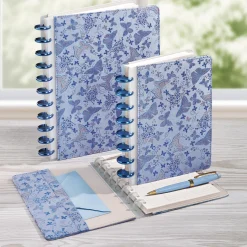 Levenger Circa Butterfly Brocade Discbound Notebook Outlet