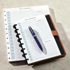 Levenger Circa By-The-Hour Daily Scheduler Refill (100 Sheets) Discount