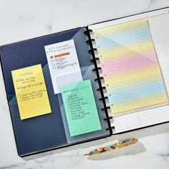 Levenger Circa Clear Discbound Notebook Pocket Dividers (set of 4) Hot