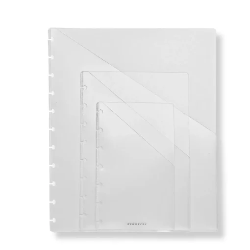 Levenger Circa Clear Discbound Notebook Pocket Dividers (set of 4) Hot