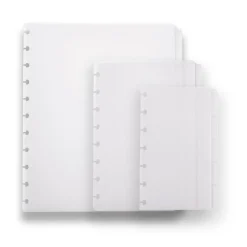 Levenger Circa Clear Discbound Notebook Dividers (set of 5)
