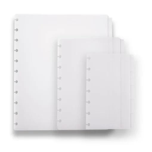 Levenger Circa Clear Discbound Notebook Dividers (set of 5)