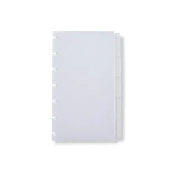 Levenger Circa Clear Discbound Notebook Dividers (set of 5)