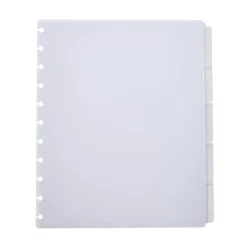 Levenger Circa Clear Discbound Notebook Dividers (set of 5)