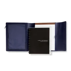 Levenger Circa Clearview Folio Navy