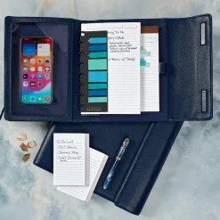 Levenger Circa Clearview Folio Navy