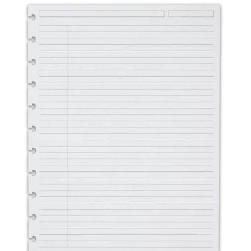 Levenger Circa College Ruled Discbound Refill (100 sheets) Outlet