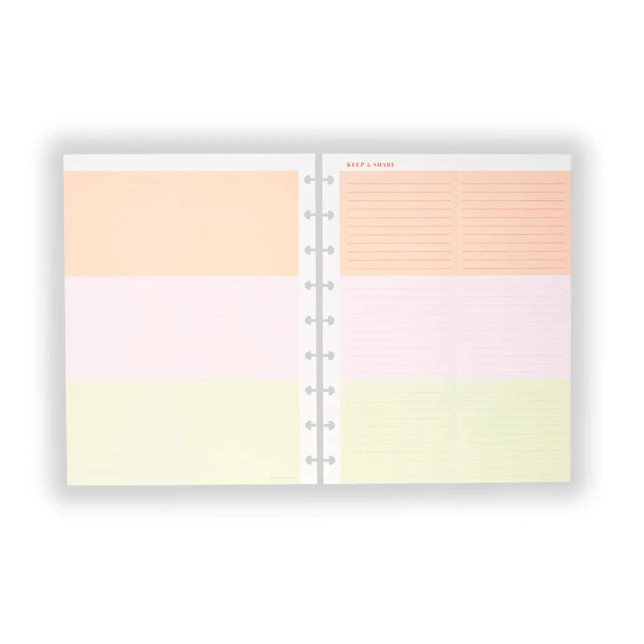 Levenger Circa Colorfull Keep and Share Refill (50 sheets) Outlet