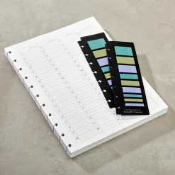 Levenger Circa Discbound Notebook Time Tracker Set Outlet