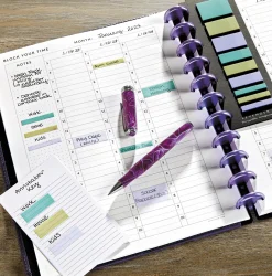 Levenger Circa Discbound Notebook Time Tracker Set Outlet