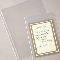 Levenger Circa Discbound Notebook Sheet Protectors (set of 5) Online