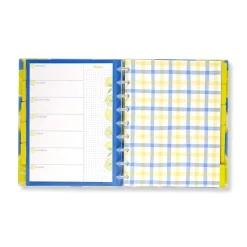 Levenger Circa Lemonade Weekly/Monthly Undated Agenda Notebook Best