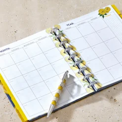 Levenger Circa Lemonade Weekly/Monthly Undated Agenda Refill (40 sheets) New