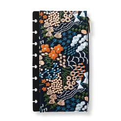 Levenger Circa Midnight Garden Zip 'N Store Pocket Discount