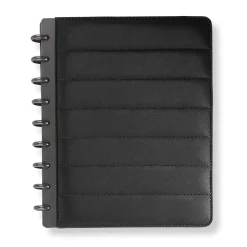 Levenger Circa Midway Sportif Nylon Foldover Discbound Notebook Black Hot