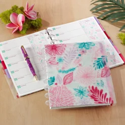 Levenger Circa Secret Garden Weekly/Monthly Undated Agenda Notebook Clearance
