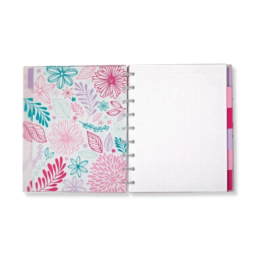 Levenger Circa Secret Garden Weekly/Monthly Undated Agenda Notebook Clearance