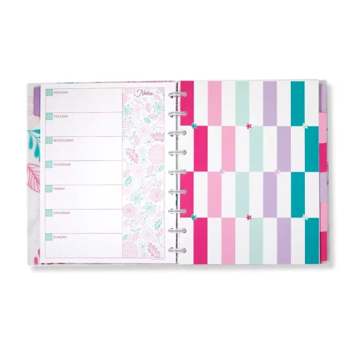 Levenger Circa Secret Garden Weekly/Monthly Undated Agenda Notebook Clearance
