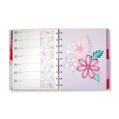 Levenger Circa Secret Garden Weekly/Monthly Undated Agenda Notebook Clearance