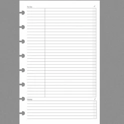 Levenger Circa Special Request Daily Planner Refill (100 sheets) New